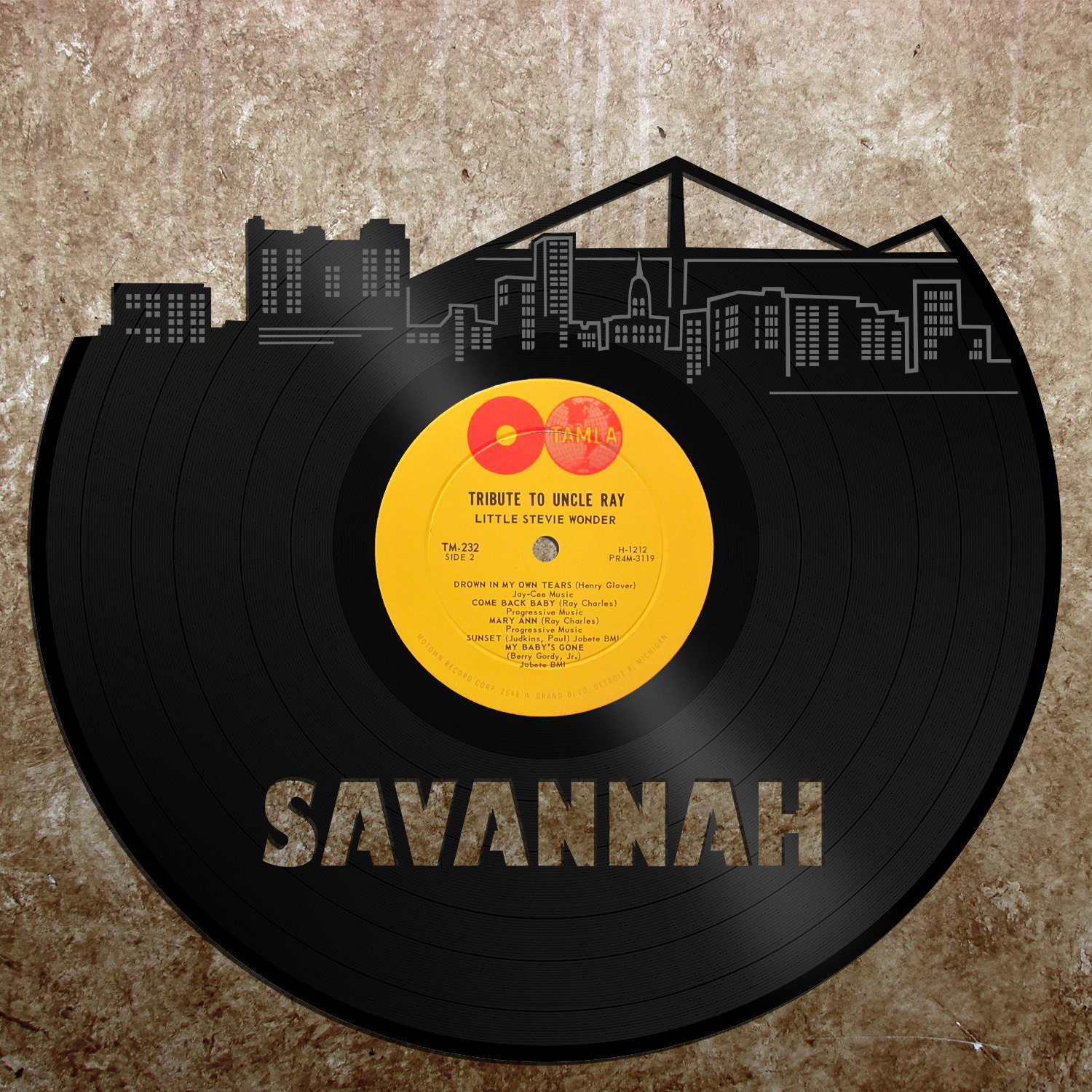 Savannah Ga Skyline Georgia Gift Home Decor Wall Art Etsy