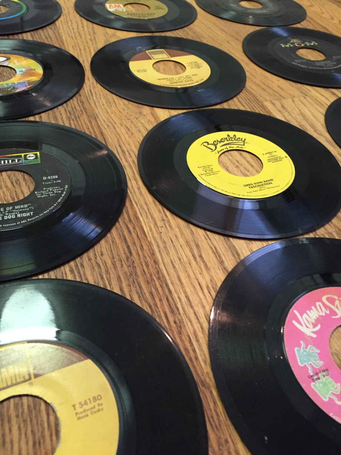 Record Wall Decor 50 7 Vinyl Records Wall Etsy