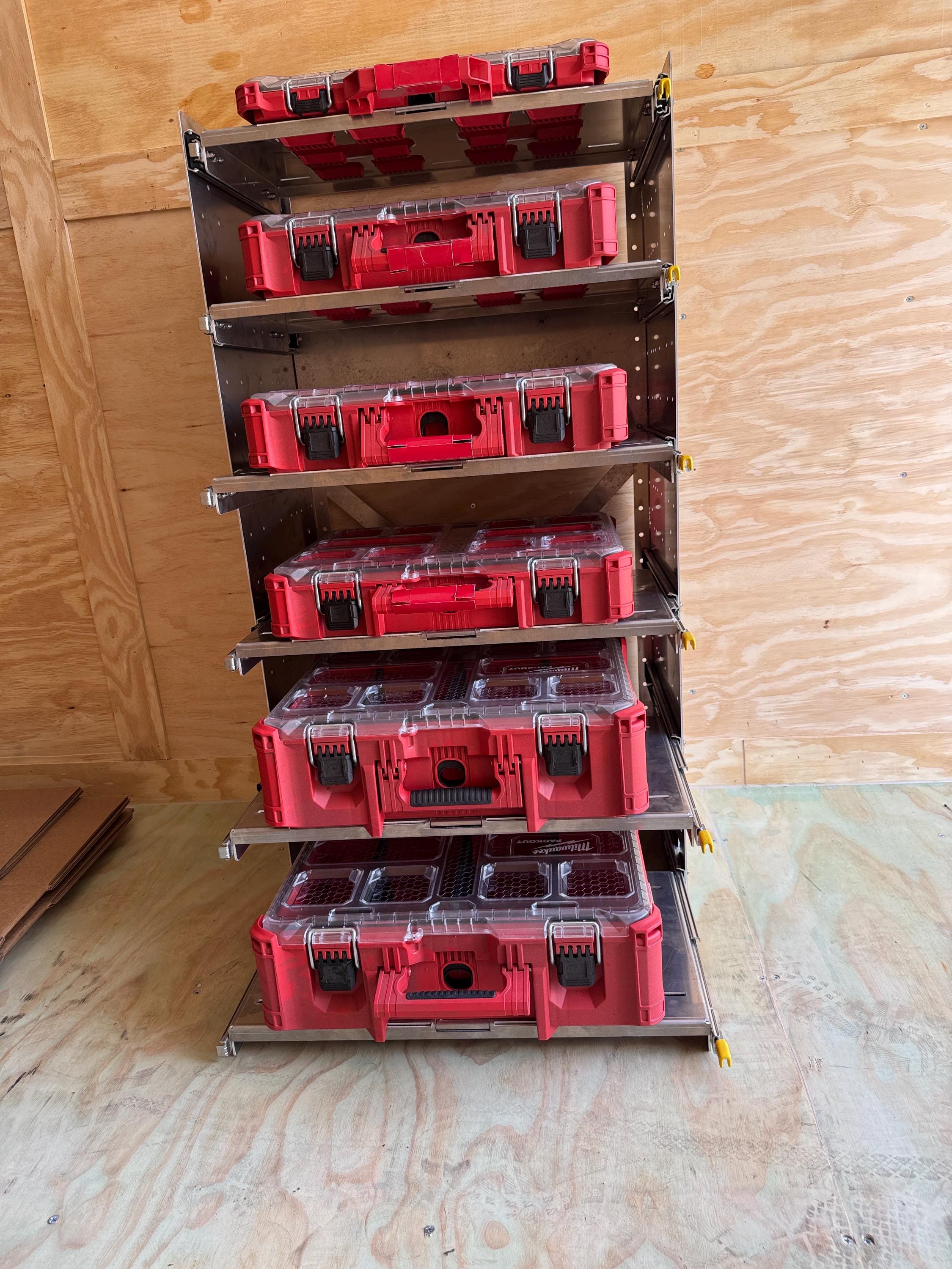 THE SLIDER – Locking Tool Drawer Rack, Compatible With Milwaukee ...
