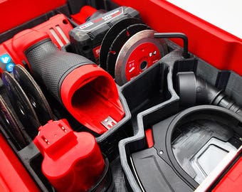 M12 FUEL 3" Compact Cut Off Tool Liner and Organizer for Milwaukee Compact box