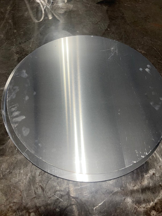 5-3/4" Diameter, 8620 Steel Plate, Disc Shape, Circle X 1/4" Thick