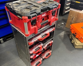 Milwaukee packout shelf rack system (clear lid) Narrow