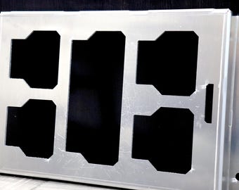 Milwaukee aluminum version Packout Mounting Plate, 1/8th thick laser cut, organizer.  small