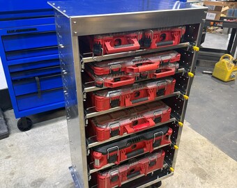 THE ROVER – Mobile Aluminum Tool Rack Compatible with Milwaukee® PACKOUT™