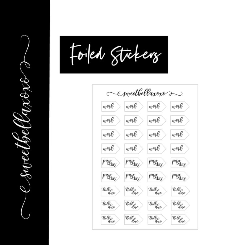 GlossyPaper Planner//Diary//Scrapbooking Stickers Work Boxes