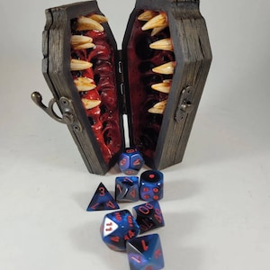 Coffin Mimic Dice Box,dungeons and Dragons, Tabletop Rpg Polyhedral ...