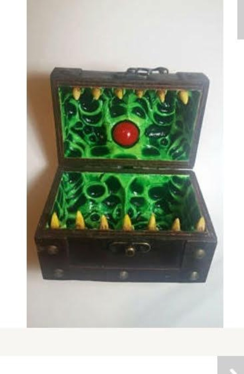 Cofre de dados de imitación personalizado para mazmorras y dragones, juego de rol de mesa Magic: The Gathering imagen 20