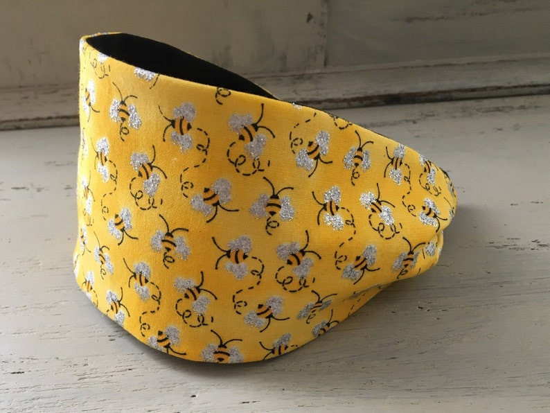 Bumblebee headband for women yellow headband womens headband childrens headband adult headband hair band bee Hairband image 1