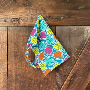 Triangle Head Scarf, Summer Leaves Bandana, Head Scarf For Women, Bandana Head Scarf, Hair Bandana, Children and Adult