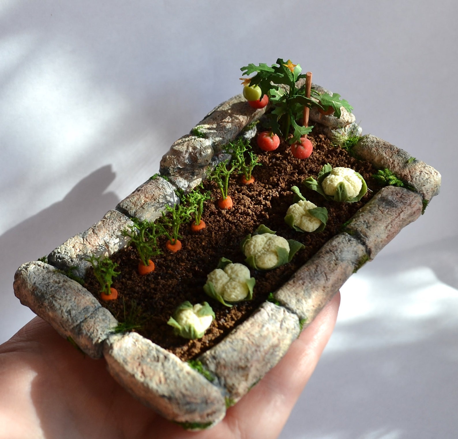 Miniature Garden Dollhouse garden Miniature Vegetable to Etsy