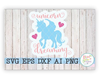 Download Unicorn Dreaming Svg Etsy