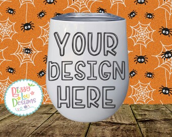 Download Free Mock up design wine tumbler mockup boutique mockup glass mockup wine tumbler mockup design svg mockups boutique mockup halloween mockup PSD Template