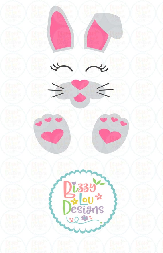 Download Easter svg SVG DXF EPS cut file Easter Svg bunny svg bunny ...