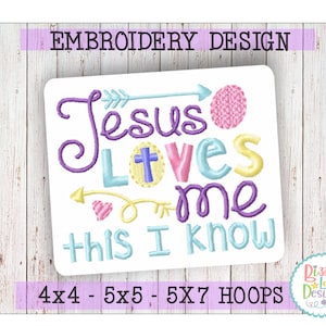 Jesus loves me embroider design Easter embroidery design jesus loves me embroidery design childrens religious embroidery  quotes christian e