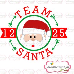 Christmas SVG, DXF, EPS christmas cut file santa svg baby svg cute svg baby svg my team santa cut file christmas cut file santa svg