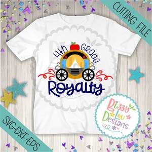 school SVG, DXF EPS princess cut file cute svg back to school svg fourth grade svg back to school svg school bus svg bus svg royalty svg 4th
