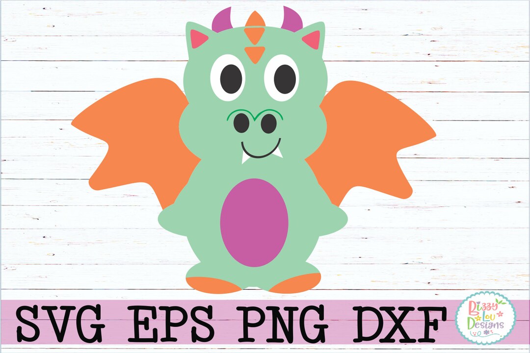 Dragon SVG DXF EPS Png Cute Dragon Svg Dragon Clip Art Boy Svg - Etsy ...
