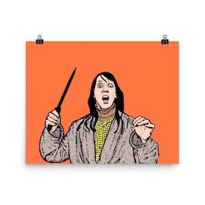 The Shining Fan Art Poster // Horror Art // Shelley Duvall // Horror Film Poster // Kubrick