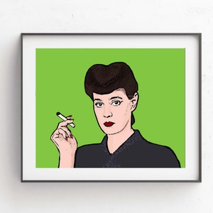 Blade Runner Rachael Replicant Pop Art // Blade Runner Rachel Art // Rachael Replicant
