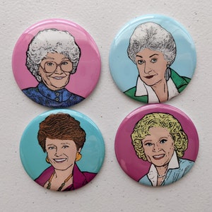 Golden Girls Magnet Set // Golden Girls Art / Golden Girls Gift