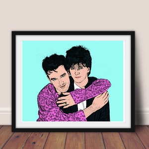 Morrissey und Marr Pop Art Print / / Die Smiths Morrissey Johnny Marr Kunst