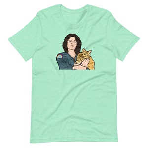 Alien Ripley and Jonesy Cat Short-Sleeve Unisex T-Shirt
