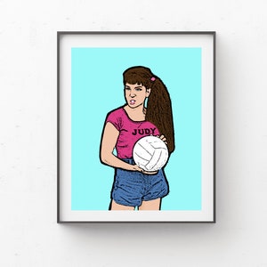 Sleepaway Camp Horror Pop Art // Sleepaway Camp Judy// Cult Horror Print // Judy Sleepaway Camp Art