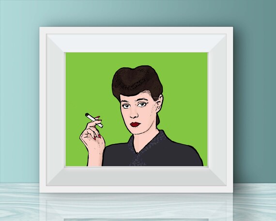 Blade Runner Rachael Replicant Pop Art // Blade Runner Rachel Art