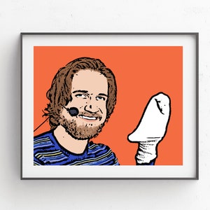 Bo Burnham Socko Inside Pop Art // Bo Burnham Inside Special Art Print