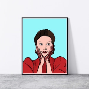 Pearl Horror Art Print // Mia Goth Pearl Horror Art // Pearl 8x10 Print