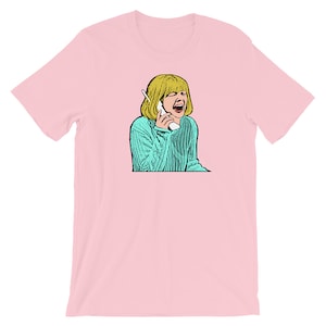 Scream Horror Film Art Short-Sleeve Unisex T-Shirt // Wes Craven&#39;s Scream Drew Barrymore Art