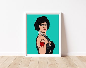 Rock Horror Pop Art // Rocky Horror Picture Show // Cult Movie Art