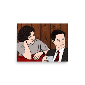 Twin Peaks Agent Cooper and Audrey Horne Poster