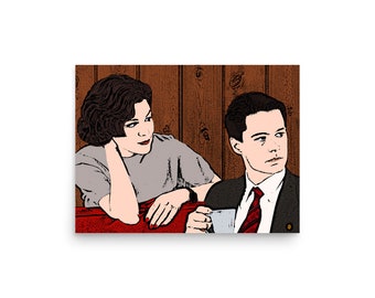 Twin Peaks Agent Cooper and Audrey Horne Poster