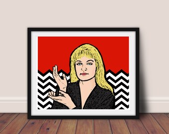 Twin Peaks Art // Laura Palmer Portrait // Twin Peaks Fan Art