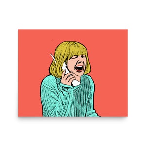 Scream Drew Barrymore Matte Poster Print