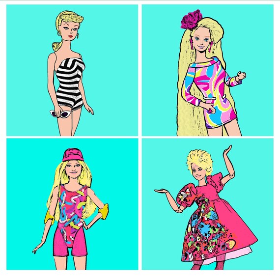 Barbie pop cheap art