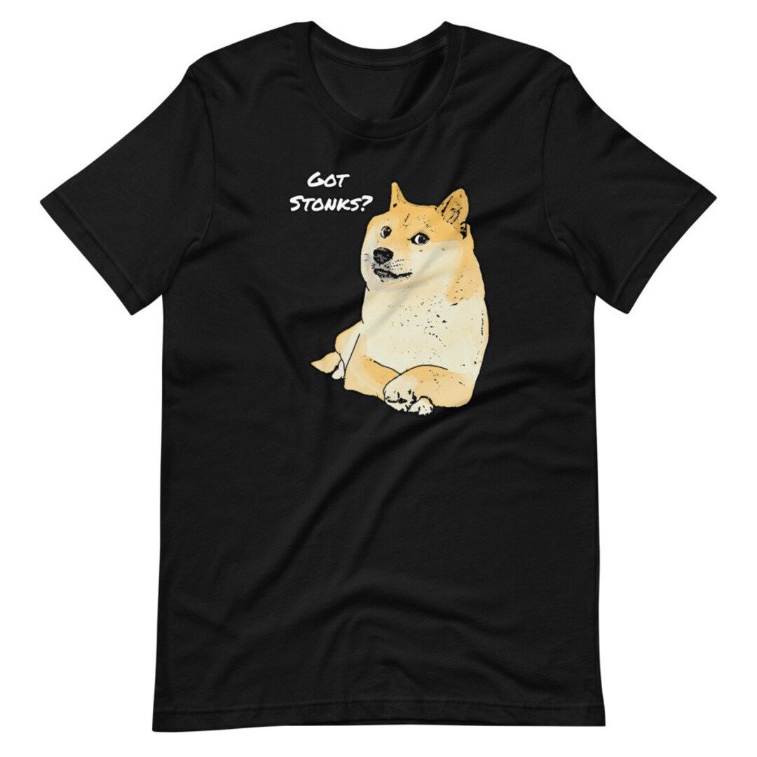 Doge Dogecoin Stonk camiseta unisex de manga corta - Etsy México, image size:1080x1080
