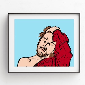 Bo Burnham Inside Pop Art // Bo Burnham White Woman&#39;s Instagram