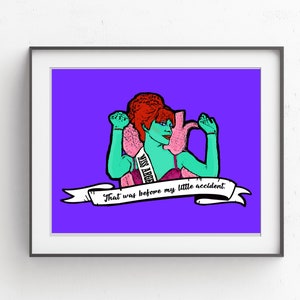 Beetlejuice Art Print // Miss Argentina Beetlejuice Pop Art