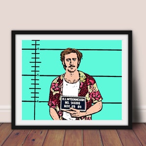 Raising Arizona Nic Cage Print // Cohen Brothers Art // Cohen Brothers Raising Arizona