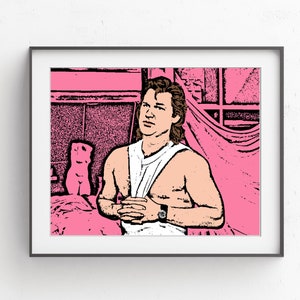 Overboard Kurt Russell Art // Kurt Russell Portrait // Overboard 8x10 Print