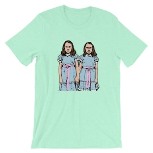 The Shining Twins Short-Sleeve Unisex T-Shirt // Horror Art // The Shining Art Shirt