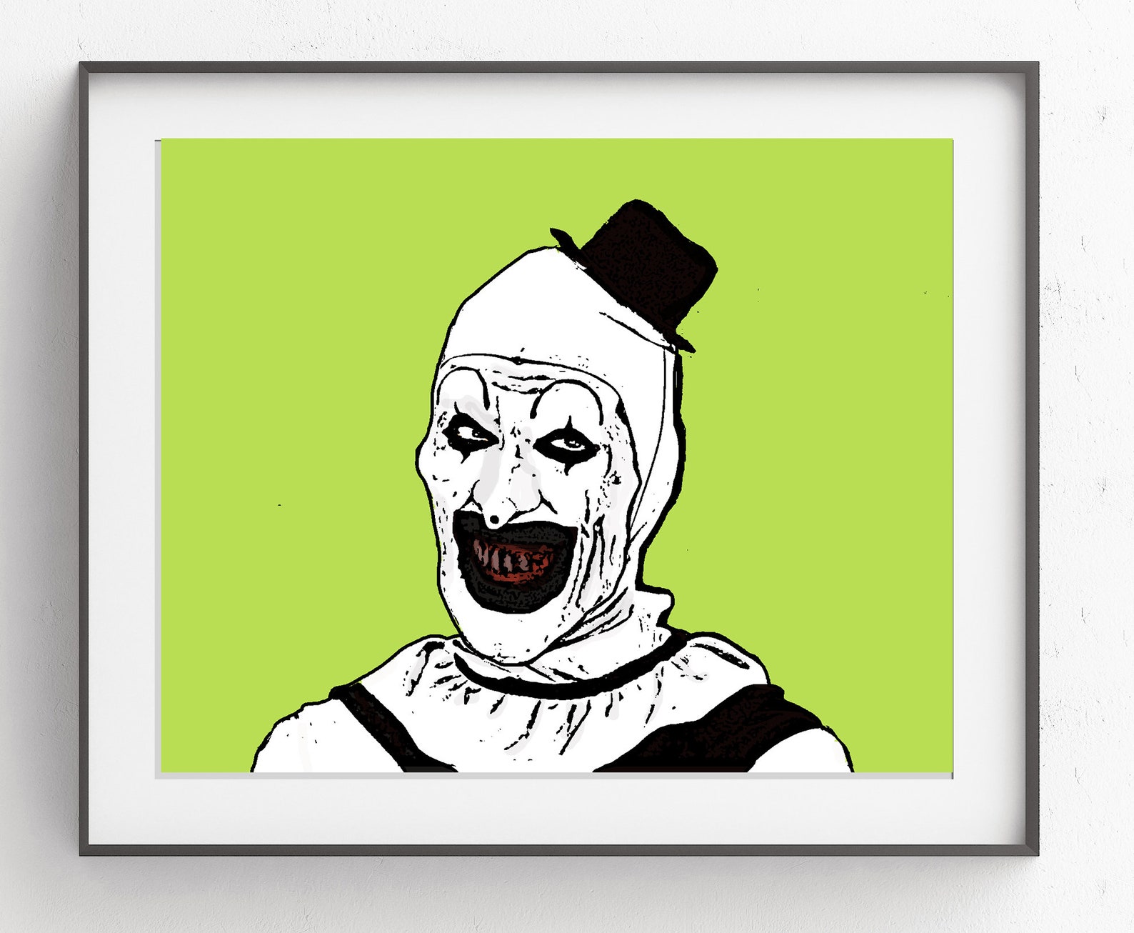 Art the Clown Terrifier // Horror Art // Terrifier Clown Art Etsy