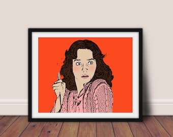 Suspiria Fan Art Print // Horror Art // Cult Film Art // Horror Film 8x10 // Dario Argento
