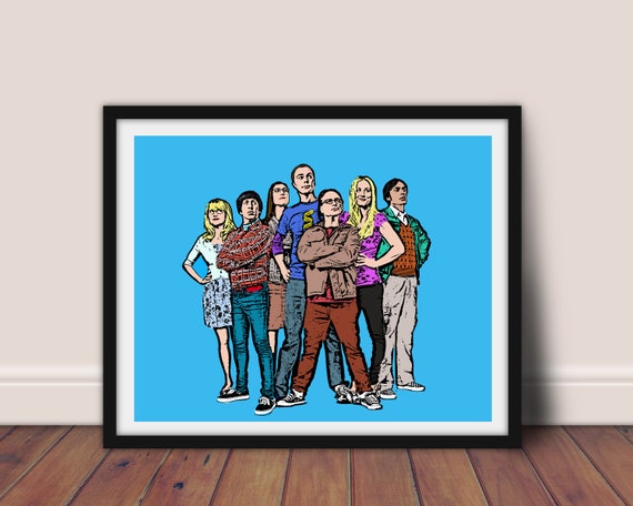 Big Bang Theory Pop Art Big Bang Theory Art Big Bang Theory