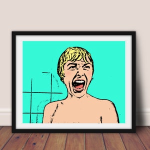Psycho Pop Art // Hitchcock // Janet Leigh // Classic Horror // Pop Art