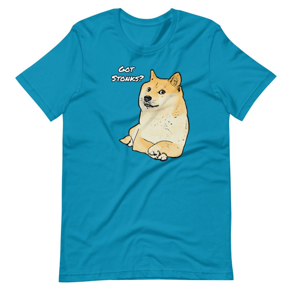 Doge Dogecoin Stonk Short-sleeve Unisex T-shirt - Etsy