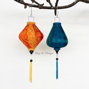 Hoi An Silk Lanterns (Set of 2): Customizable Wedding & Party Decor