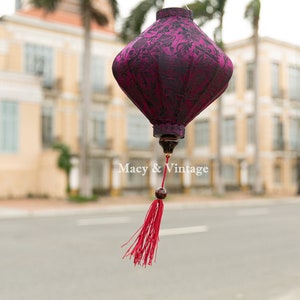 Vietnam bamboo silk lanterns 35cm - Make to order  - Wedding decoration. Home lamp. Garden decoration